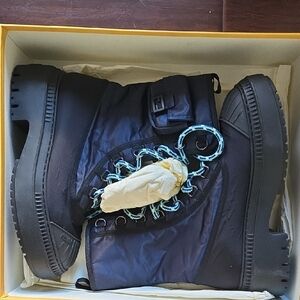 Fendi Baguette Domino Boots